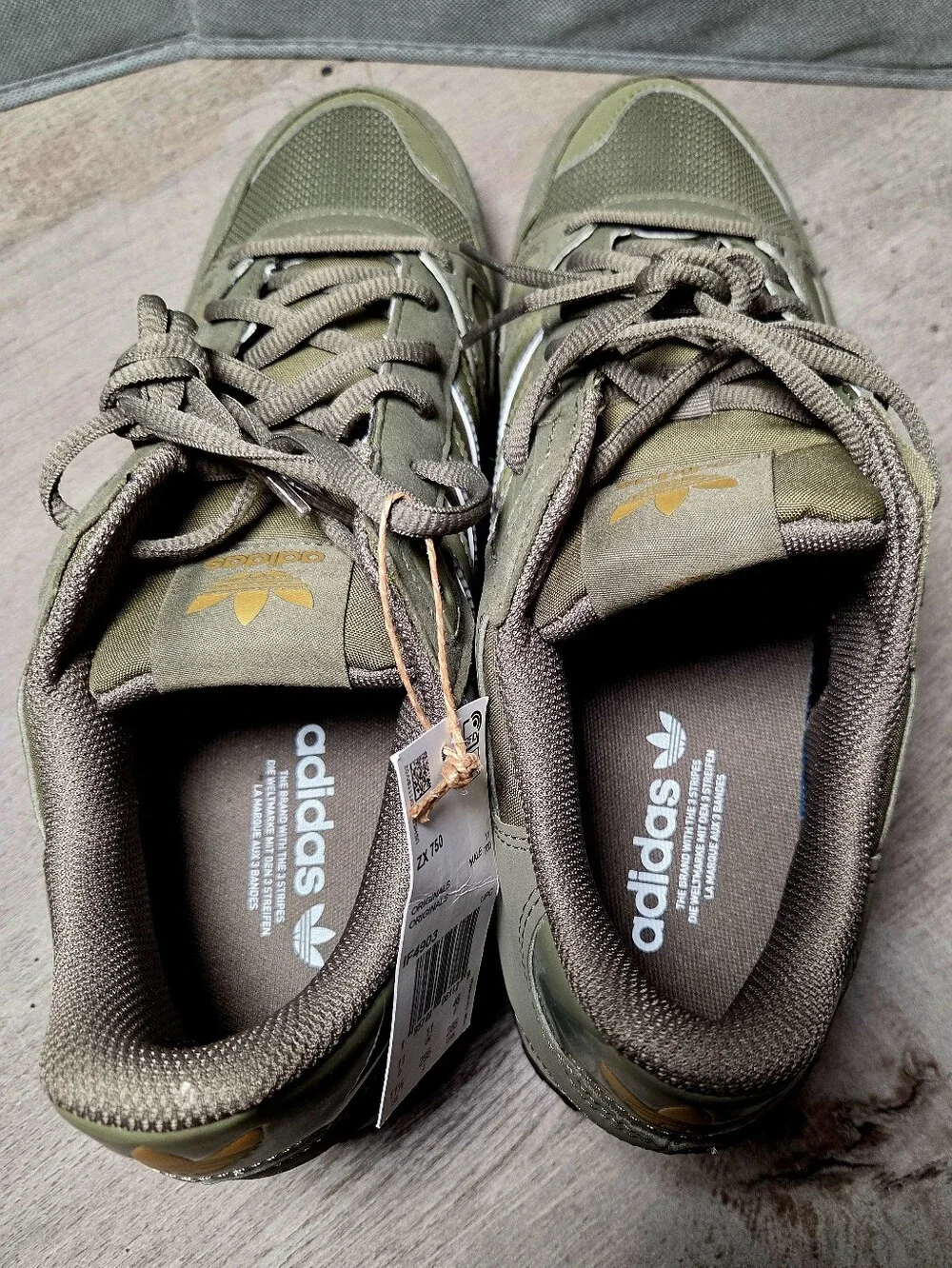 Mens Adidas Originals ZX 750 Running Trainer Shoes